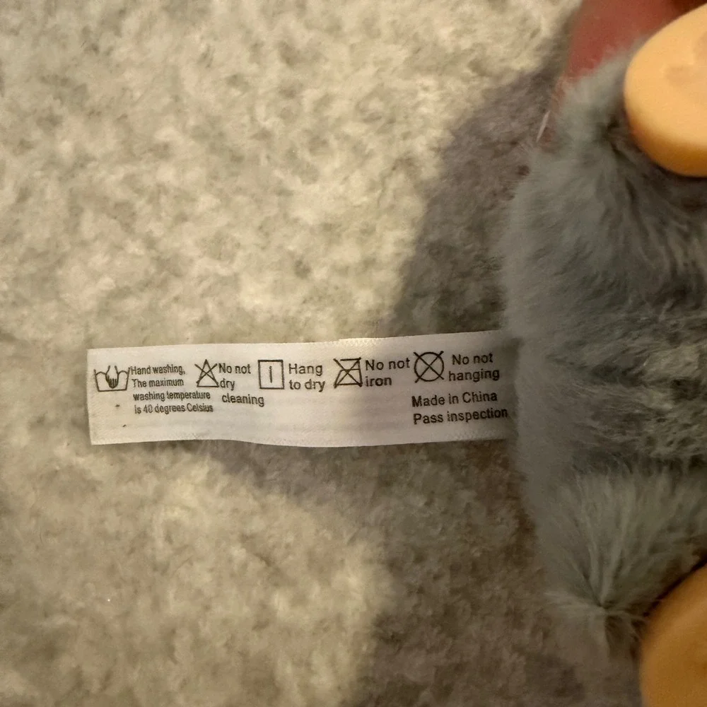 Pop Mart Labubu The Monsters Plush Vinyl Figure Grey Bunny Suit Small Toy Kasing